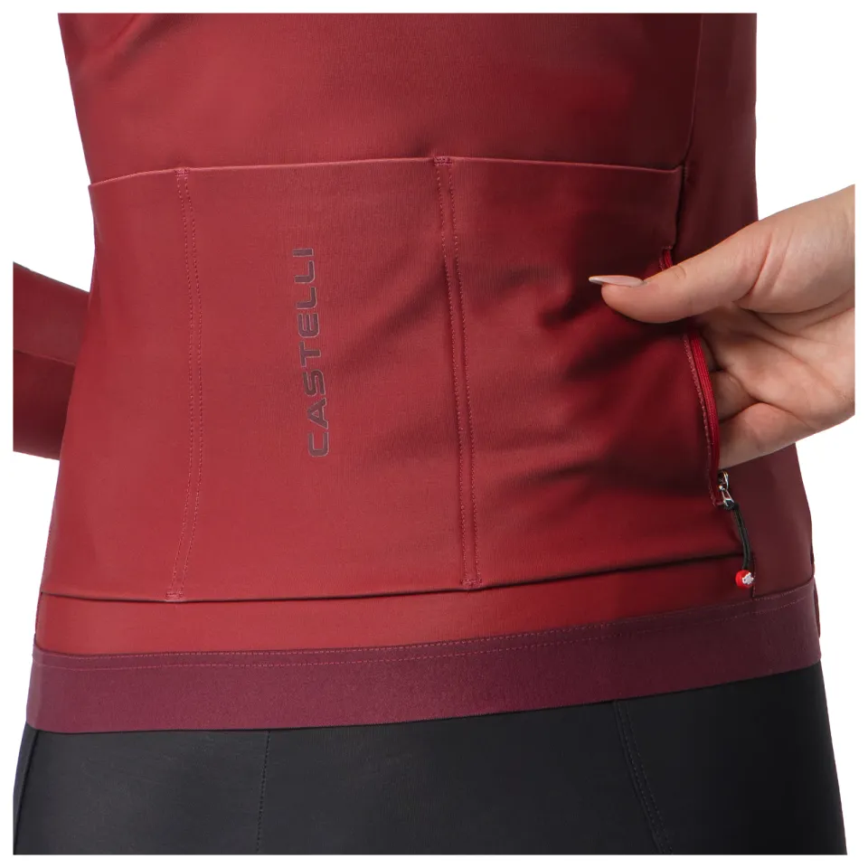 Castelli Espresso Thermal 2 fietsshirt rood, foto 5