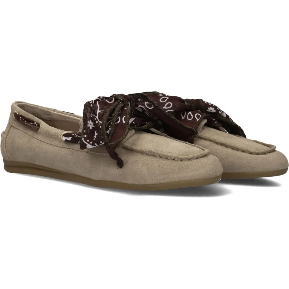 Toral Dames Mocassins Nahua Bandana - Beige, foto 3