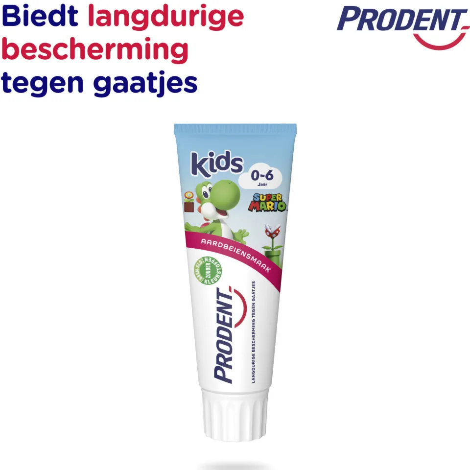 Prodent Kids 0-6 jaar Super Mario tandpasta, foto 3