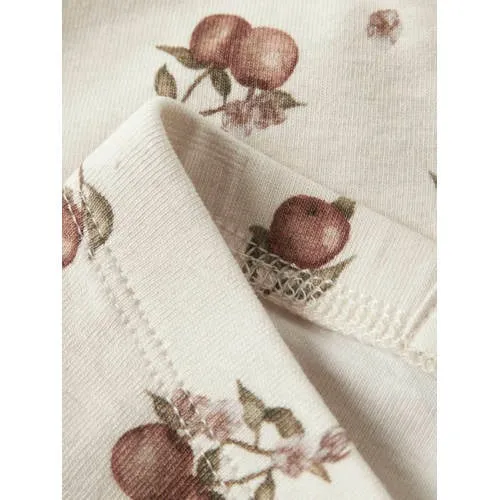 Lil' Atelier Baby legging met print ecru, foto 3