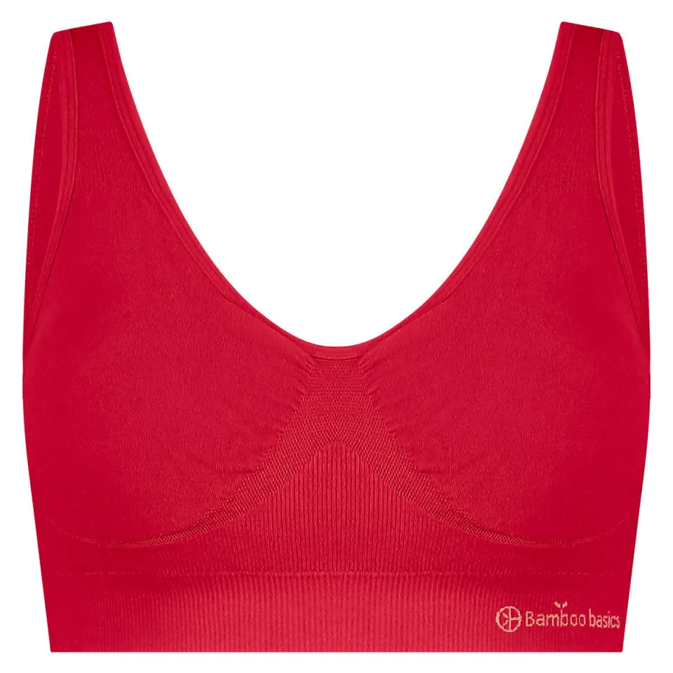 Bamboo Basics Fleur voorgevormde bh top rood, foto 2