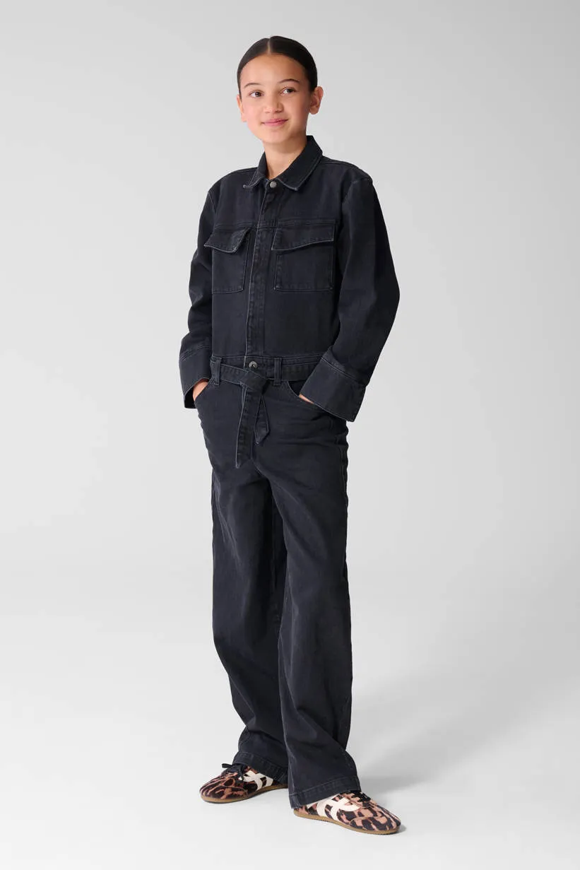 Shoeby denim jumpsuit zwart, foto 4
