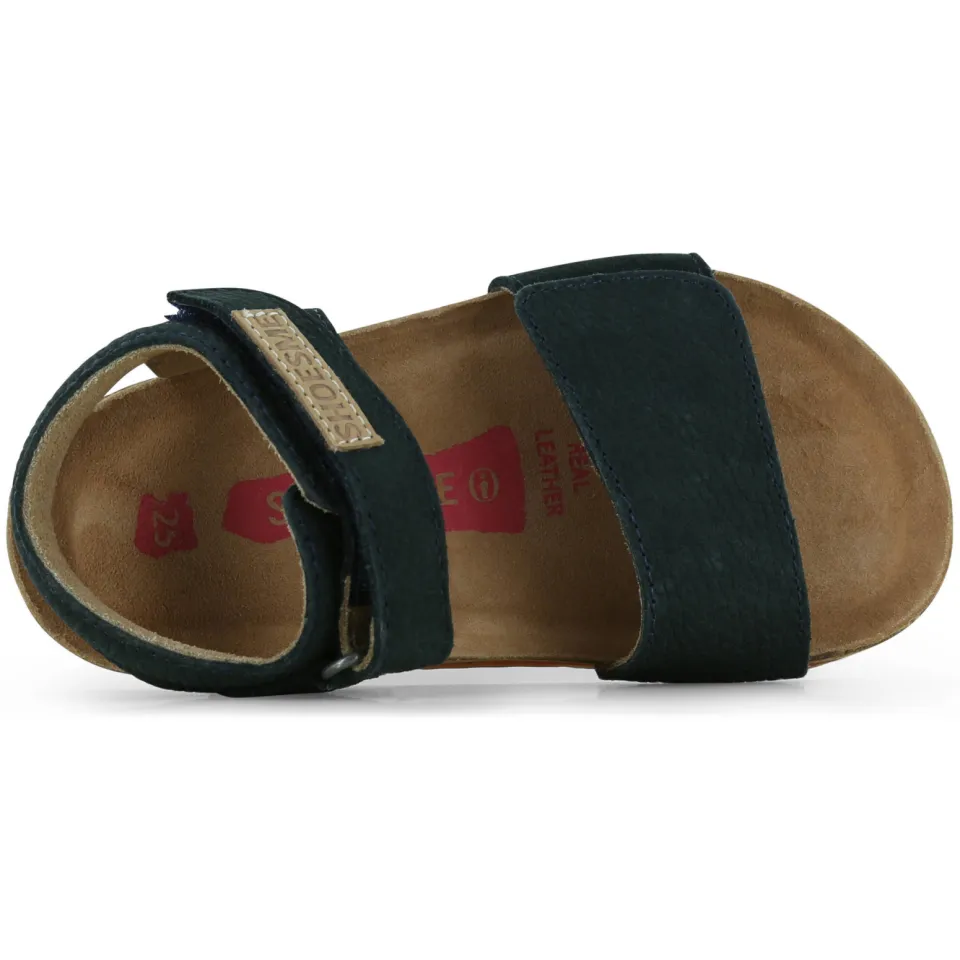 Shoesme suède leren sandalen donkerblauw, foto 4