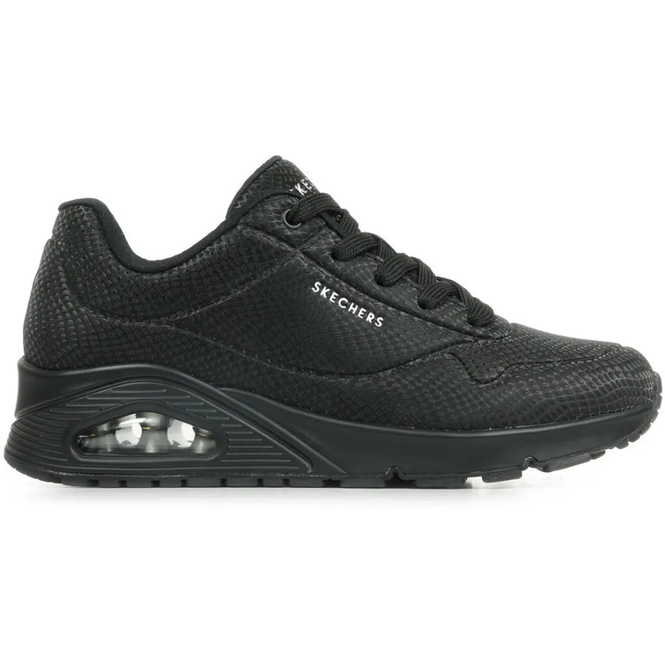 Skechers Uno Shiny Scale sneakers zwart