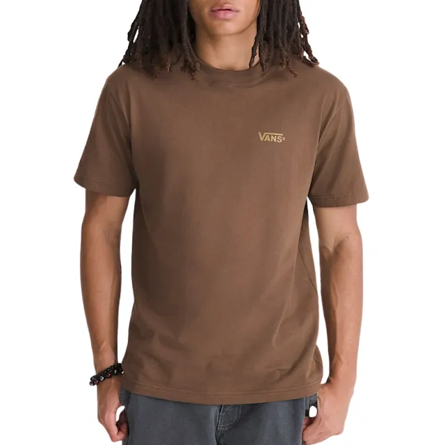 Vans New Left Chest SS Shirt Heren Bruin