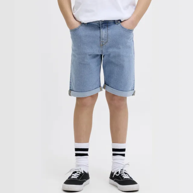 JJ Rebel JUNIOR jeansshort medium blue denim, foto 5