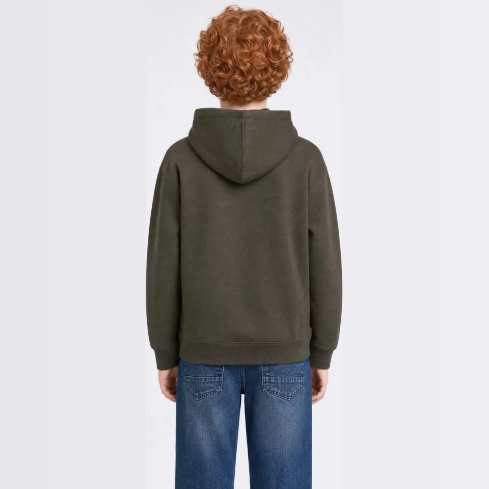Petrol Industries hoodie met logo - kaki, foto 5