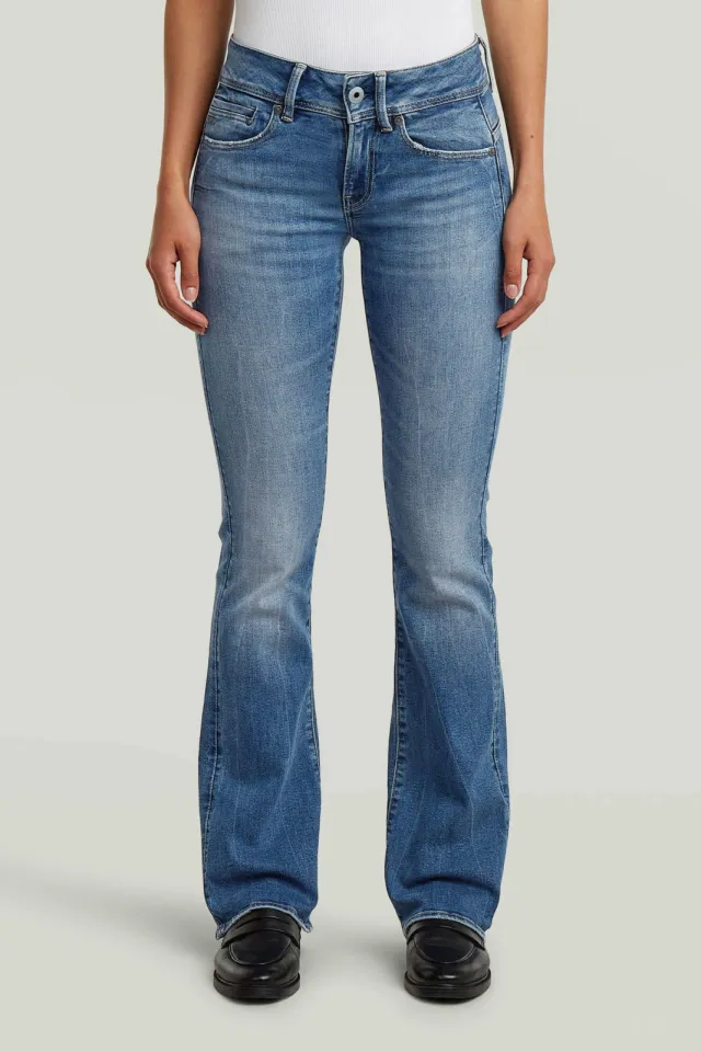 G-Star bootcut jeans medium blue denim Faded lazurite blue