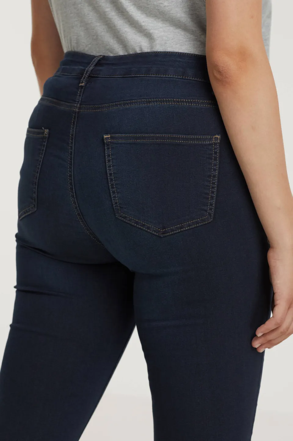 Yoek high waist shaping skinny jeans dark denim, foto 5