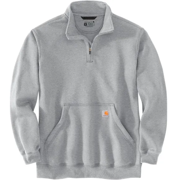 Carhartt Marquette 1/4-Zip Mock-Neck Sweatshirt - Trui, grijs, foto 2