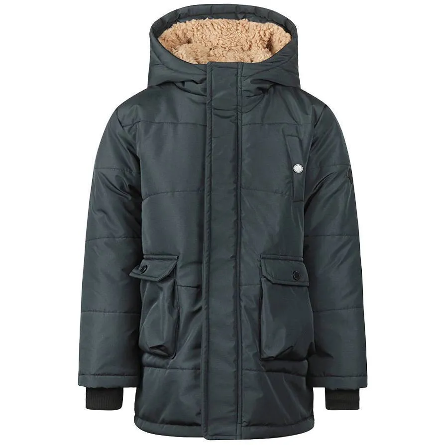 No Way Monday winterparka donkergrijs, foto 2