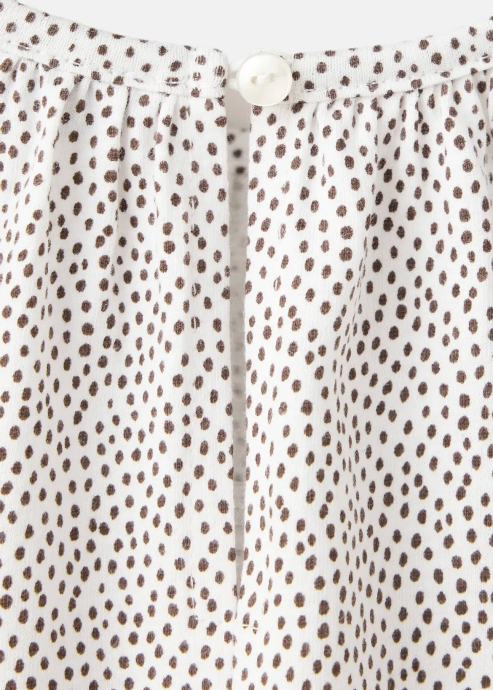 Mango blousetop met ruches en stippen wit, foto 8