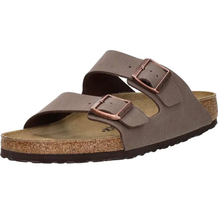 Birkenstock Arizona slippers bruin beige, foto 3