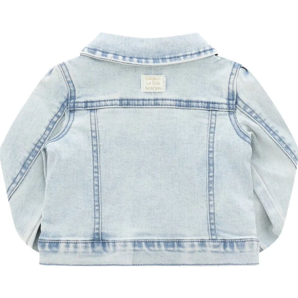Le Chic spijkerjas zomer light blue denim, foto 3