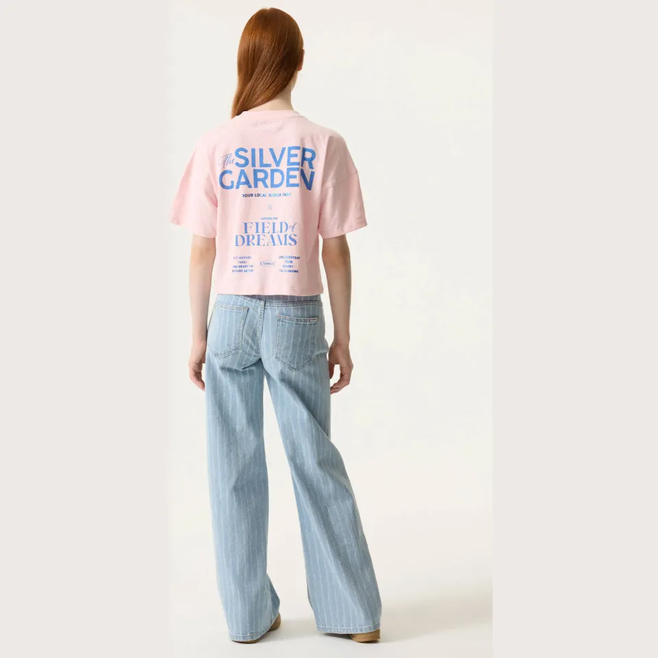 Garcia T-shirt met backprint lichtroze meisjes, foto 6