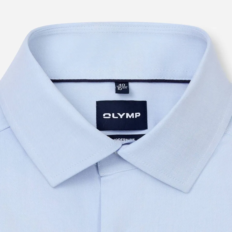 Olymp zakelijk overhemd 24/7 - Luxor modern fit lichtblauw blauw, foto 3