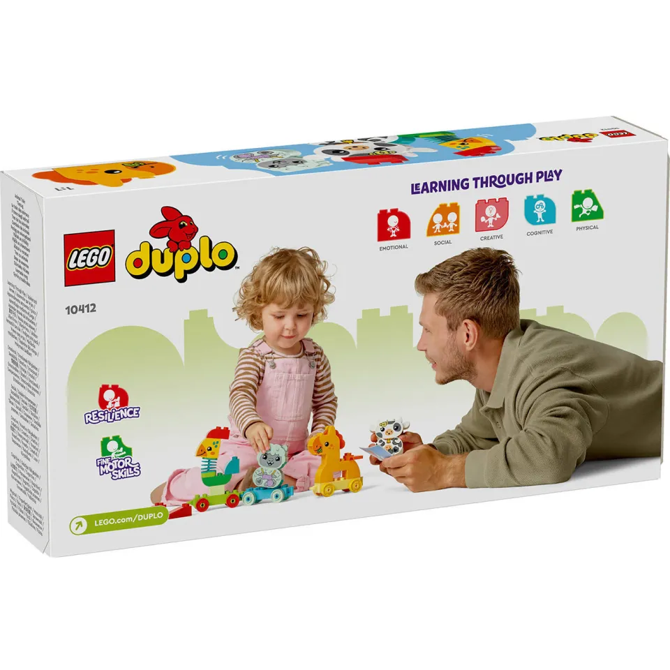 Lego DUPLO Mijn eerste dierentrein Educatief Peuterspeelgoed op Wielen 10412, foto 5