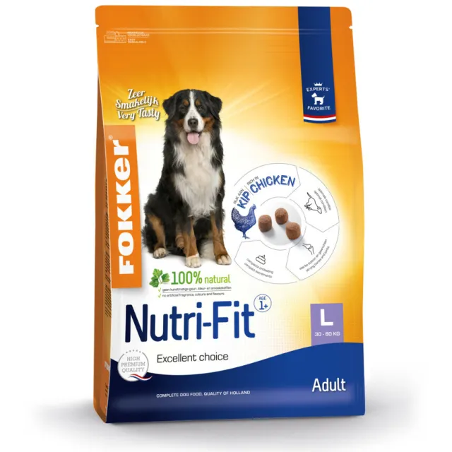Fokker Nutri-Fit L hondenvoer 13 kg