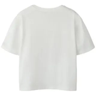 NAME IT T-shirt met tekstprint wit, foto 2