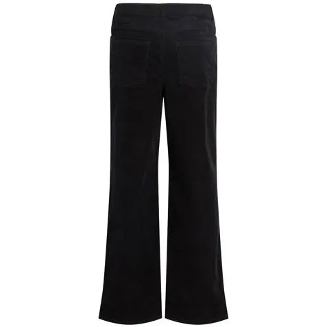 JJXX GIRL JXZOE GELLY wide leg corduroy broek zwart, foto 3
