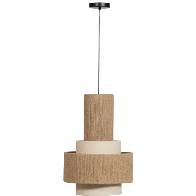 WOOOD Pelle Hanglamp - Touw - Naturel - 56x38x38 natural