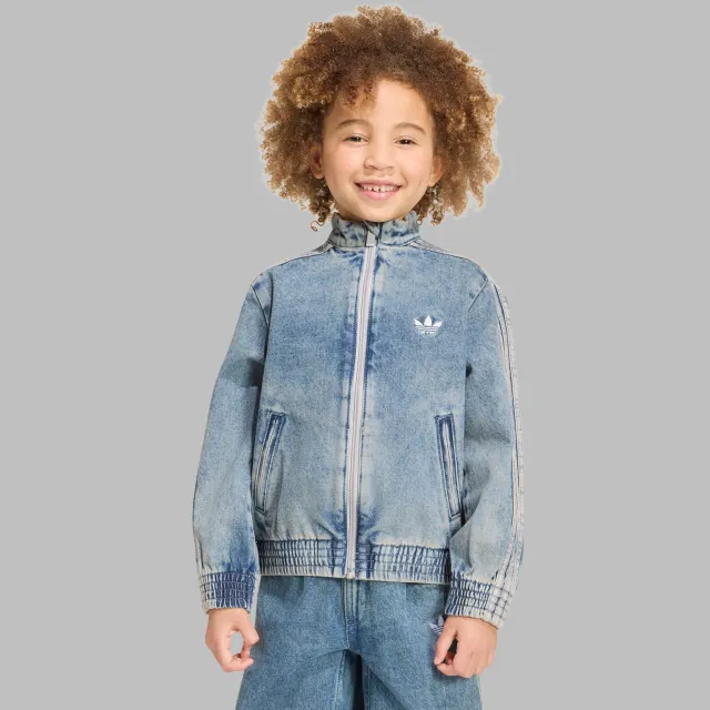 Adidas Originals Firebird loose denim jack lichtblauw Ligh blue