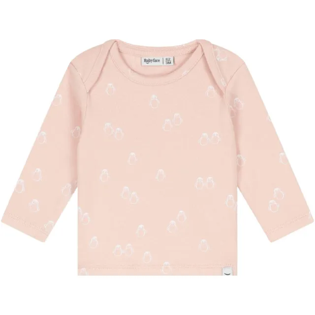Babyface longsleeve met print lichtroze