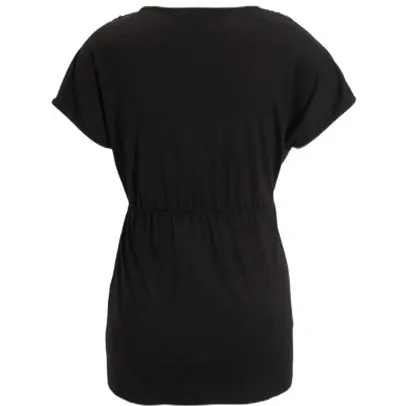 LOVE2WAIT zwangerschaps- en voedings blousetop zwart, foto 3