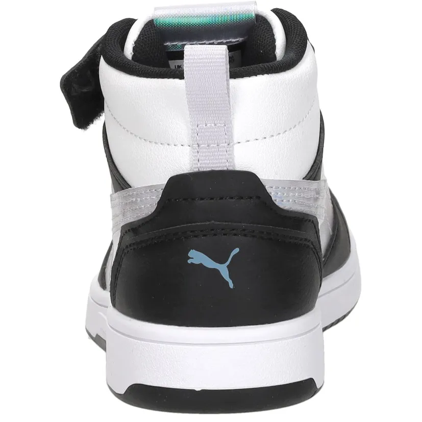 Puma Rebound V6 Mid Space Belle meisjes sneakers zwart lila, foto 8