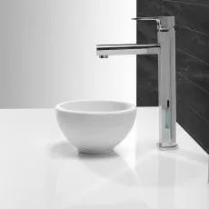 Wiesbaden Tessa waskom rond 20 x 11 solid surface mat wit