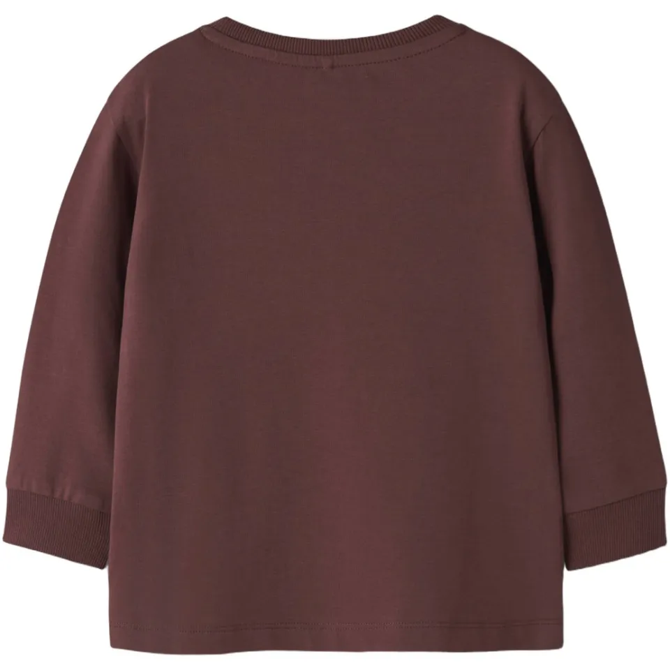 NAME IT MINI T-shirt met tekst - donkerbruin, foto 2