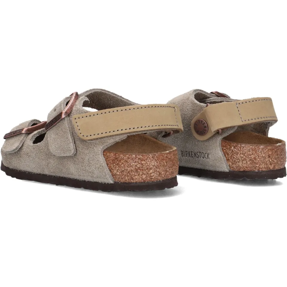 Birkenstock Milano sandalen taupe, foto 4