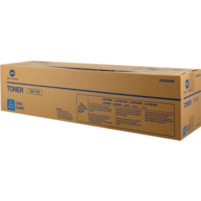 Konica-Minolta Konica Minolta A3VU450 (TN-711C) Toner Cyaan