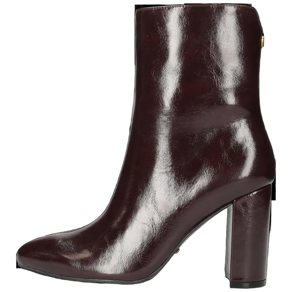 Mexx Vida Indy imitatieleren enkellaarzen met blokhak - bordeaux, foto 7