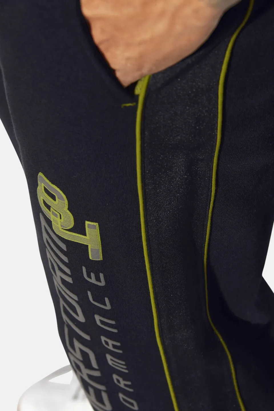 Jan Vanderstorm ROLFSTAD regular joggingbroek Plus zwart, foto 5