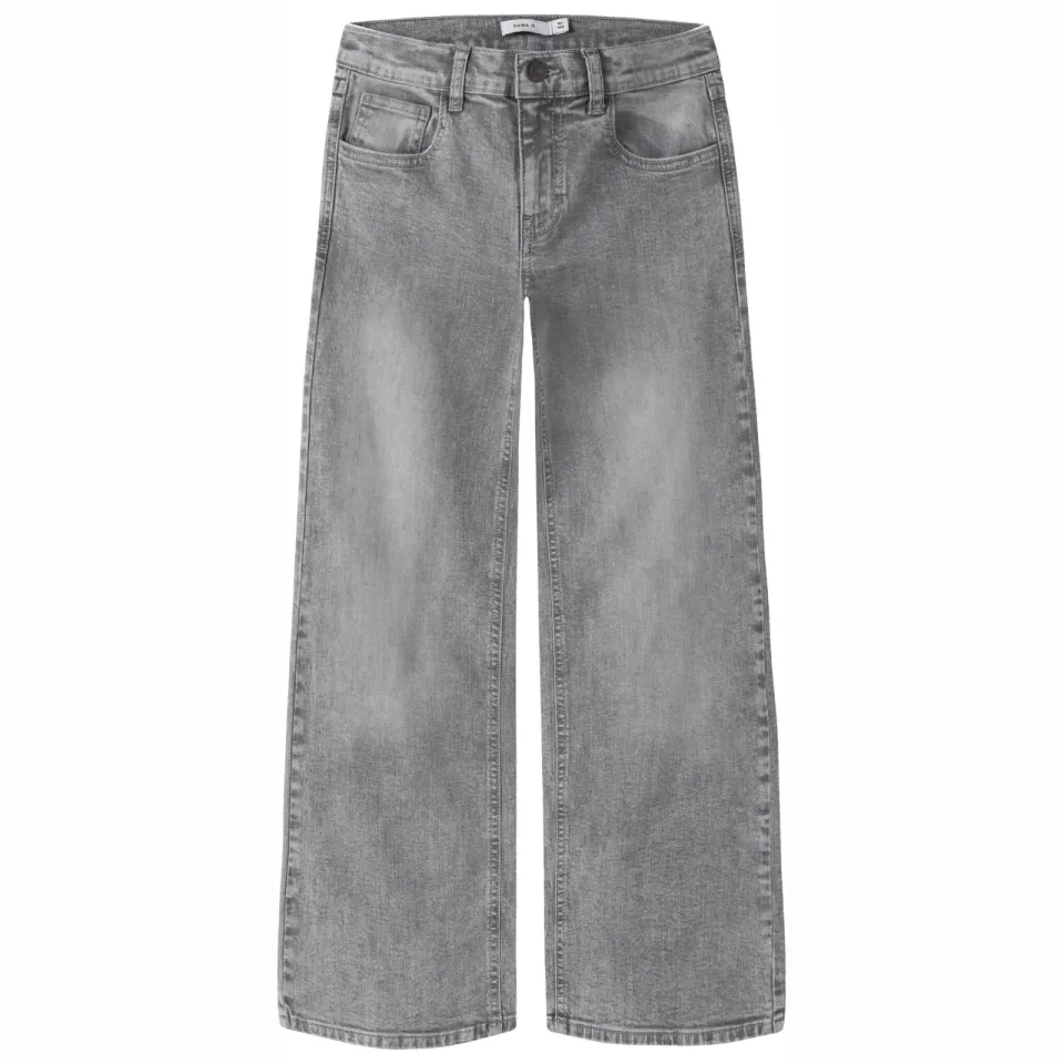 NAME IT KIDS NKFROSE wide leg jeans - grijs, foto 2