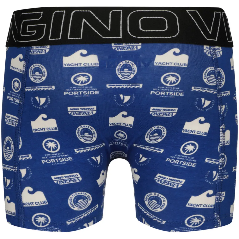 Vingino boxershorts set van 5 donkerblauw donkerblauw/limegroen/zwart, foto 8