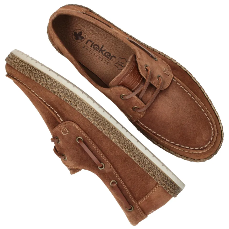 Rieker Veterschoenen Heren Cognac, foto 4