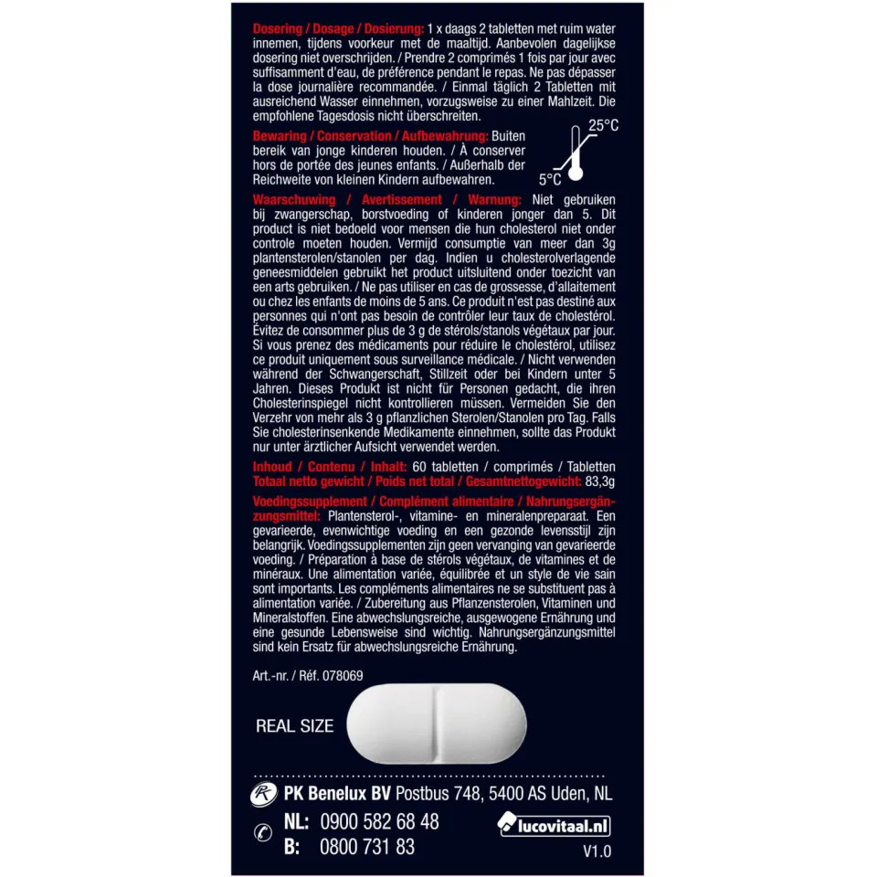 Lucovitaal Cholesterol Verlager 60 tabletten, foto 4