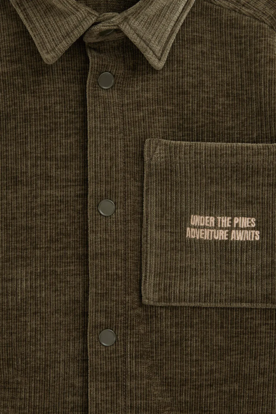 WE Fashion relaxed fit overshirt - groen, foto 6