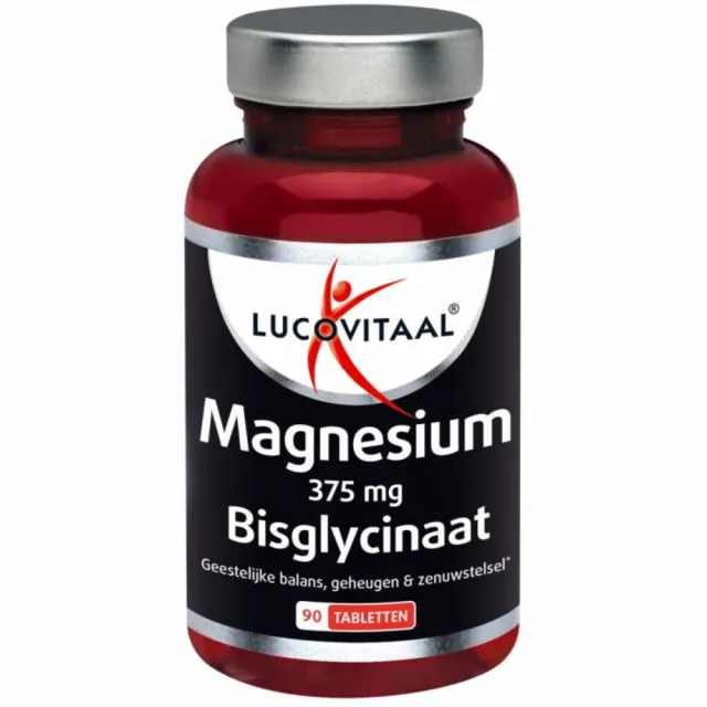 Lucovitaal Magnesium 375mg Bisglycinaat tabletten