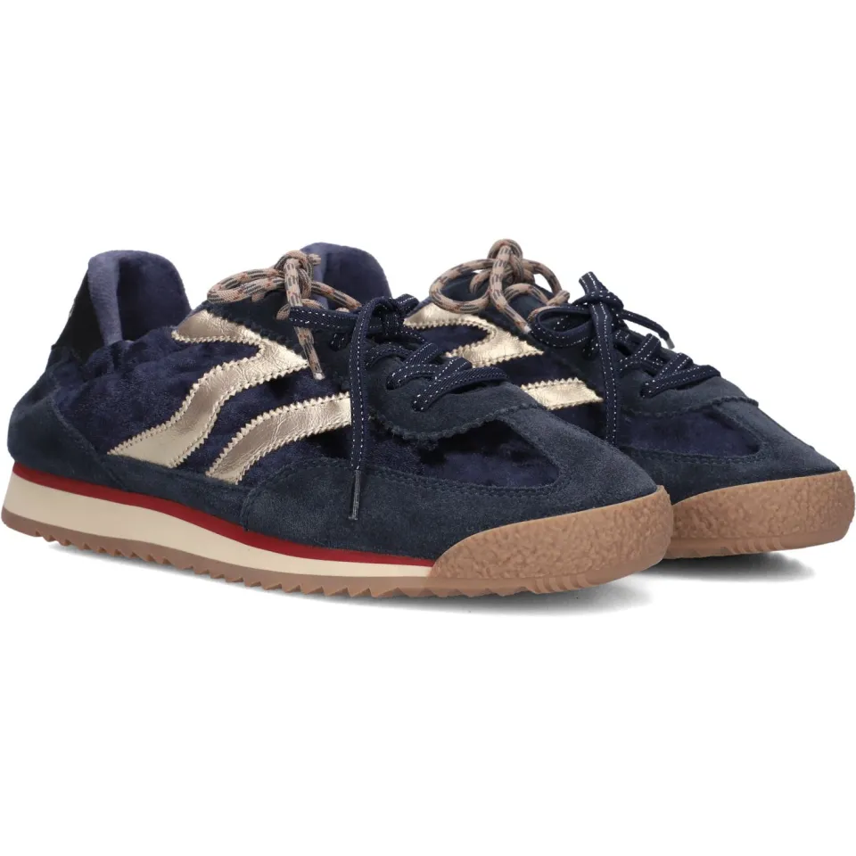 Mrp Utah suède sneakers - blauw/donkerblauw, foto 3