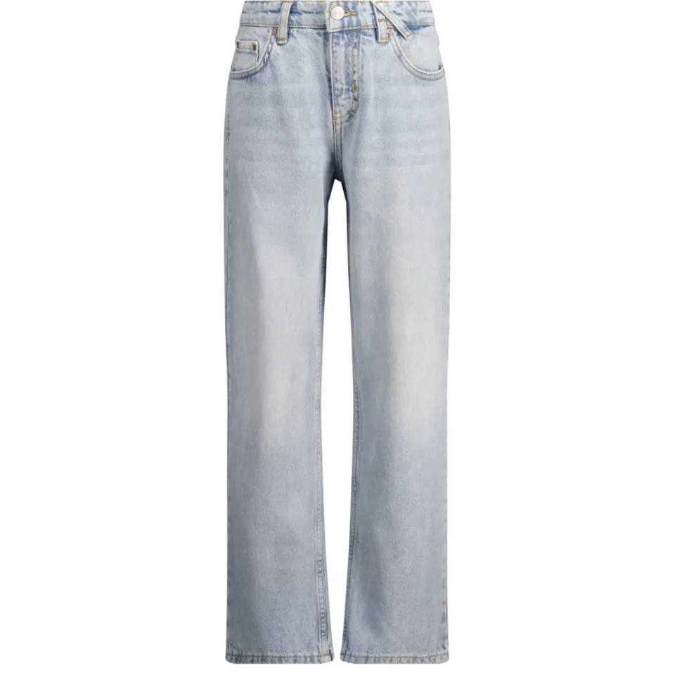 America Today low waist loose fit jeans light blue denim, foto 2