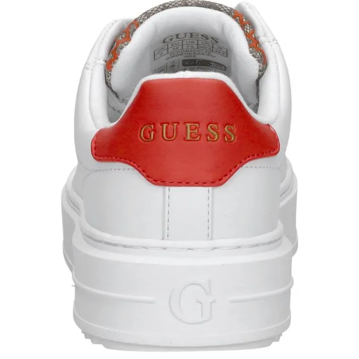 Guess Denesa 4 lage sneakers wit, foto 4