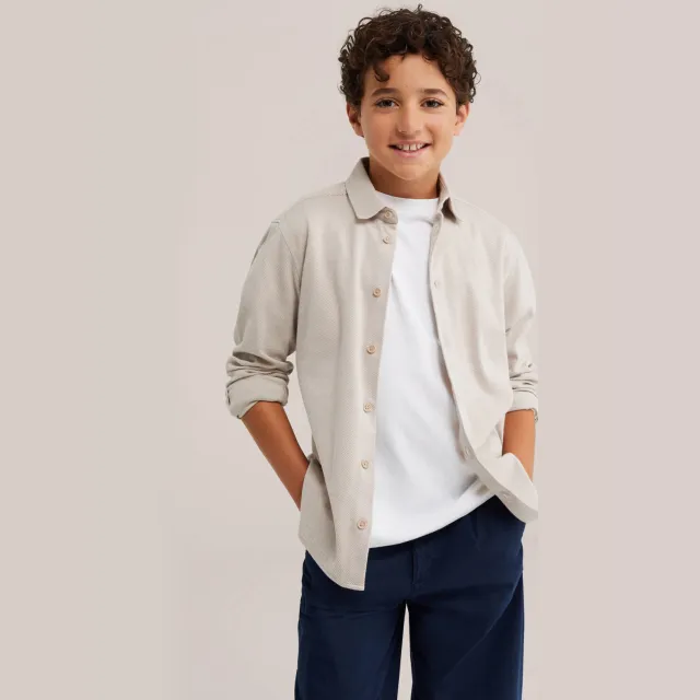 WE Fashion overhemd - zand