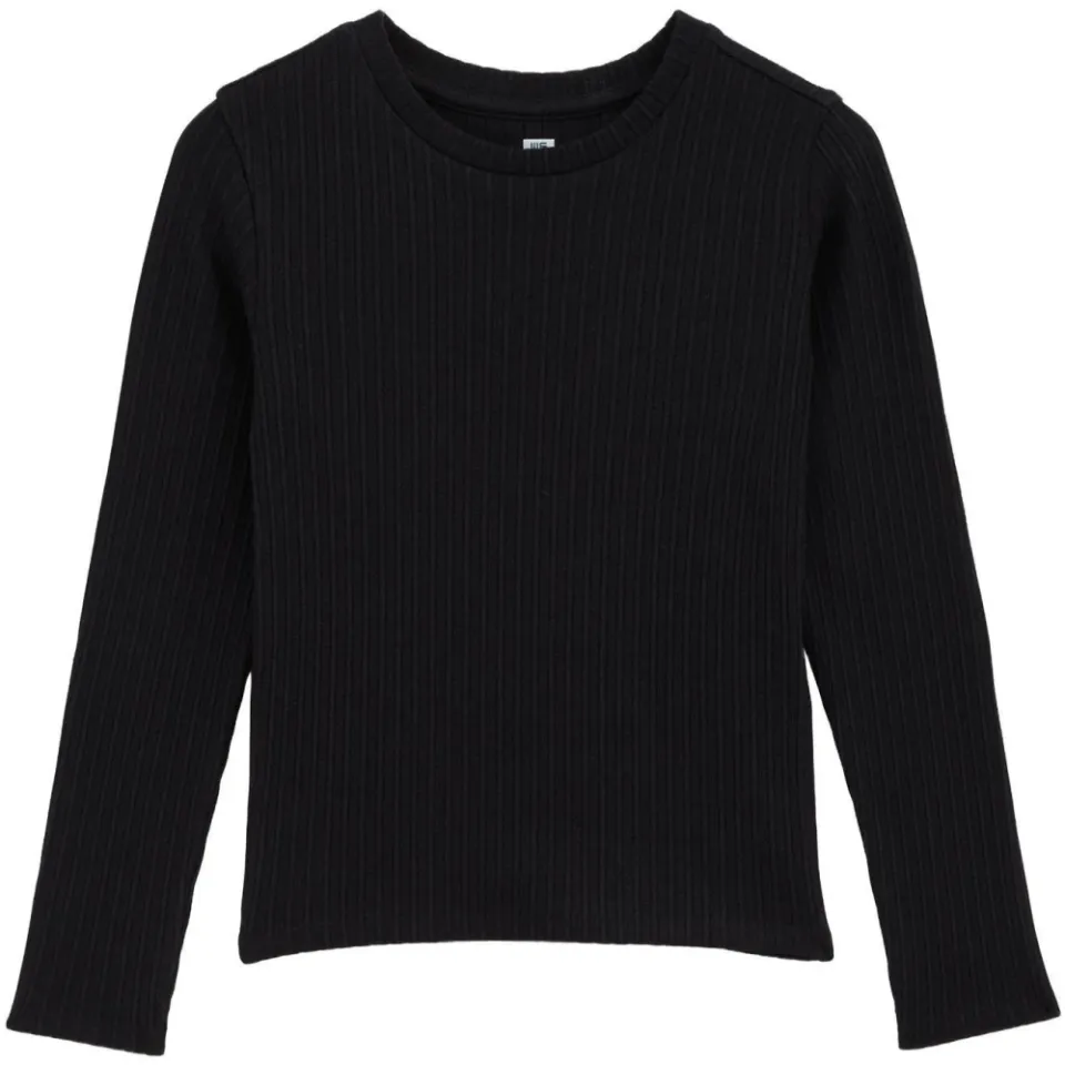 WE Fashion longsleeve zwart ronde hals, foto 3