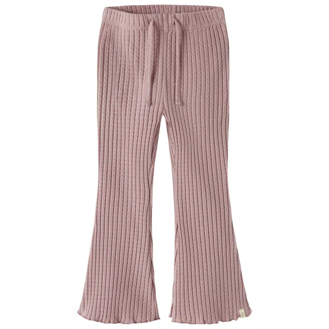 Lil' Atelier Mini flared broek roze