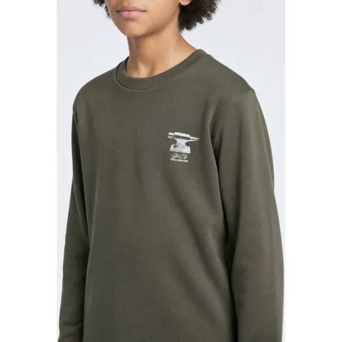 Petrol Industries sweater met backprint - groen, foto 4