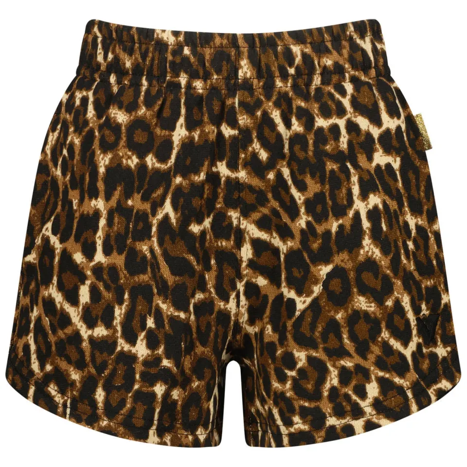 Vingino relaxed casual short bruin panterprint, foto 2