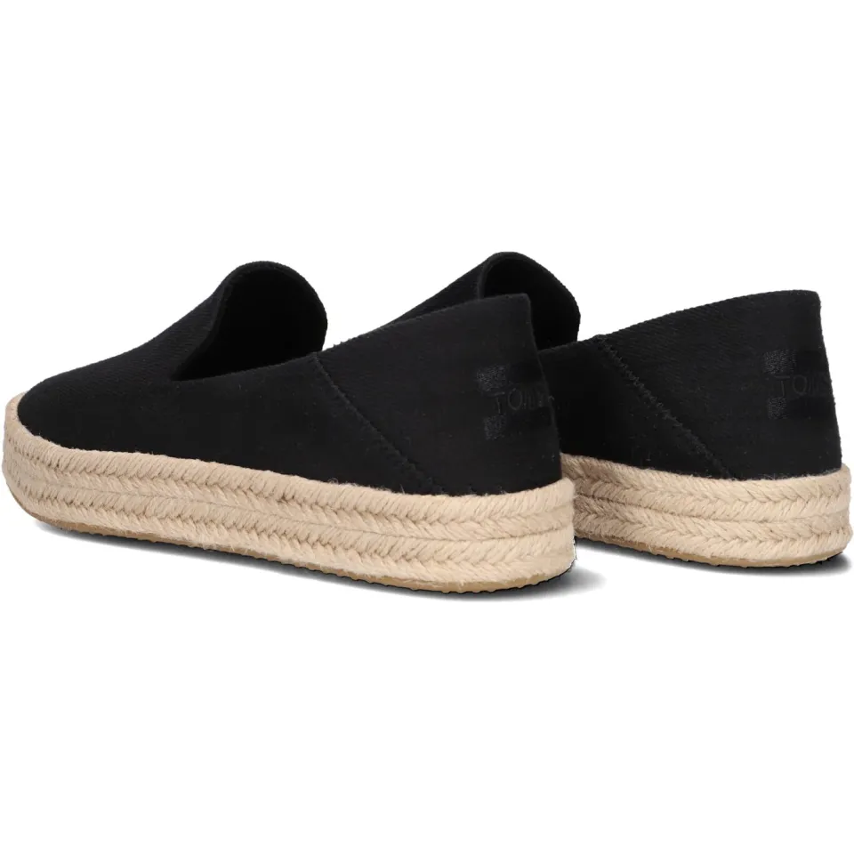 Toms Carolina espadrilles zwart, foto 3